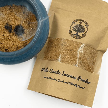 Palo Santo Incense Powder & Natural Mosquito Repellant - Maxwell's Mystic Market