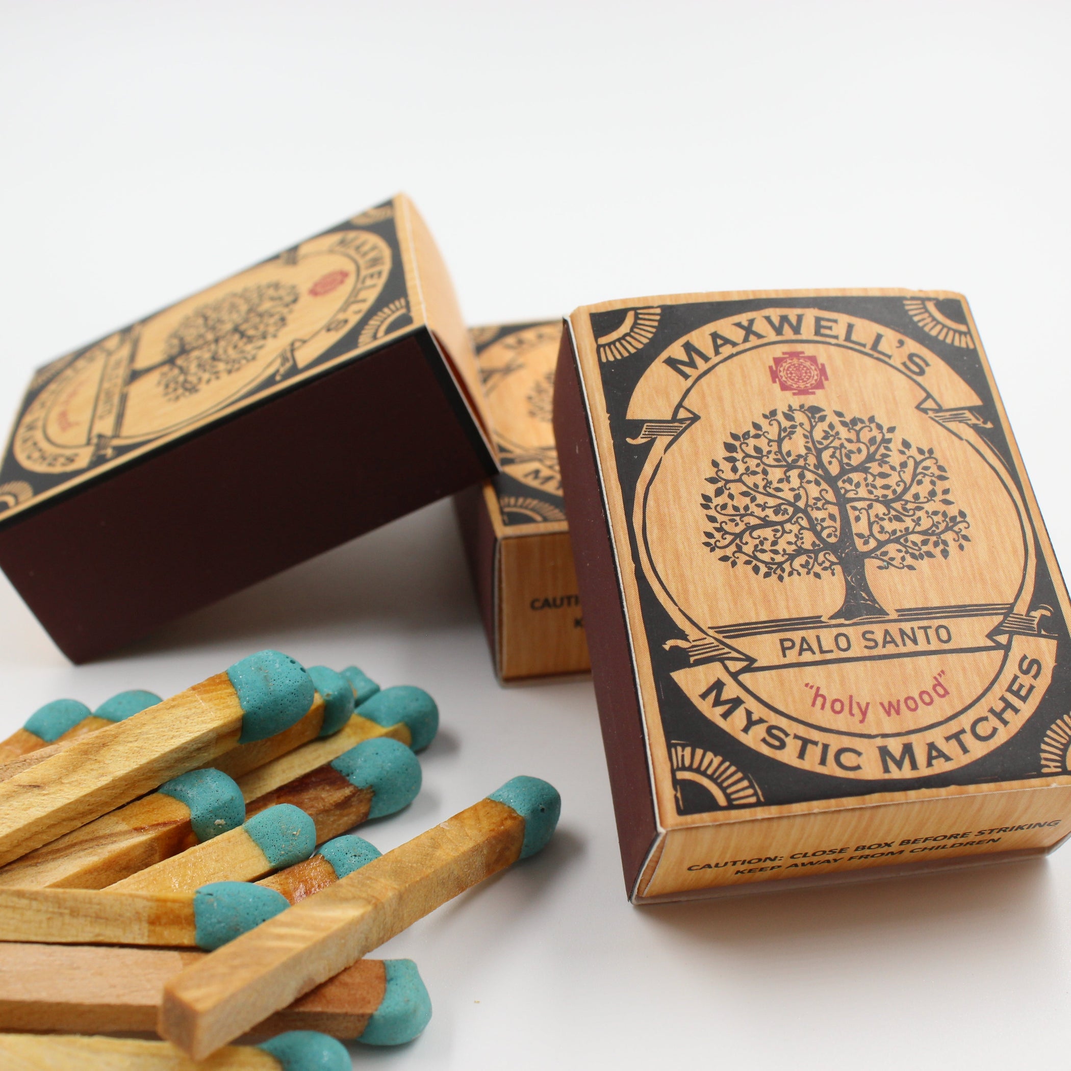 Ethically Harvested Palo Santo Matches Maxwell's Mystic Market