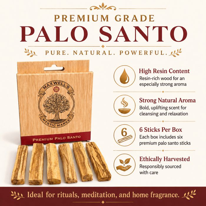 Premium Grade Palo Santo Sticks - Maxwell's Mystic Market