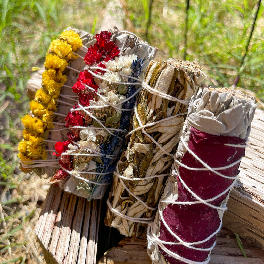 LOVE Bundle, Rose & Herbal Sage Bundle, Sacred Smoke Stick, Herbal  Floral Blend, Housewarming — aware