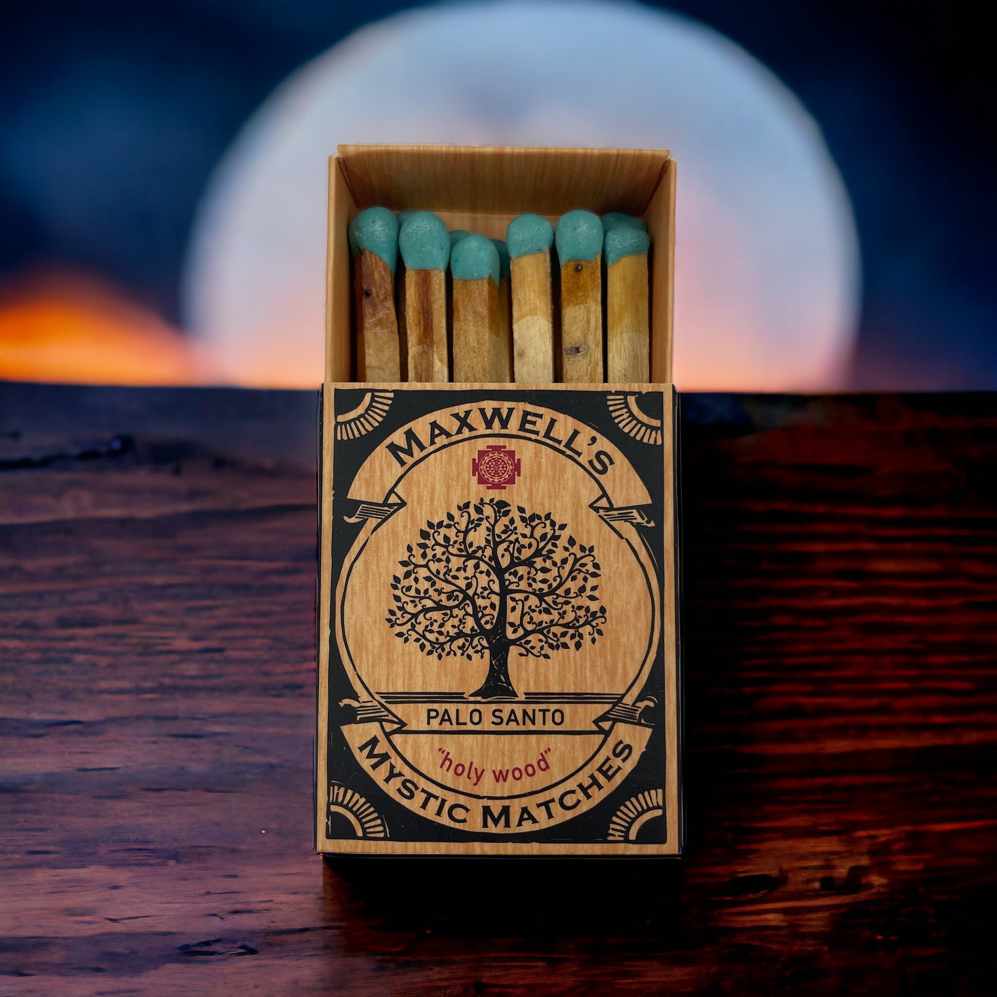 Ethically Harvested Palo Santo Matches Maxwell's Mystic Market